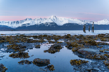 Fjord Mountain Sunset