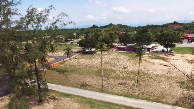 Stall near the roadside by the beach in Besut, Terengganu