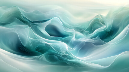 Obraz premium Design Stro With Wave Translucent Impressionistic Ghostly Midjourney Donzb