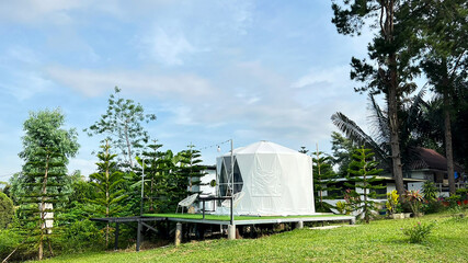 A resort accommodation in the midst of natural surroundings in Thailand