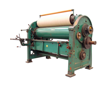 old mailbox isolated on white