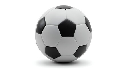 Soccer Ball Isolated on White Background – Sport Equipment.