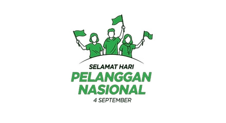 Celebrate National Customer Day on September 4th with this vibrant illustration of happy customers