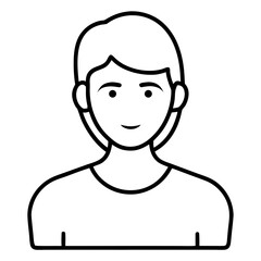 vector illustration of a man with a blank sign