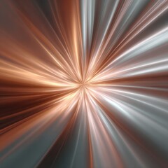 Fototapeta premium Abstract radial burst of warm and cool colors