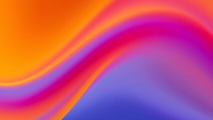 Obraz premium Colorful abstract gradient background with wavy lines for creative designs