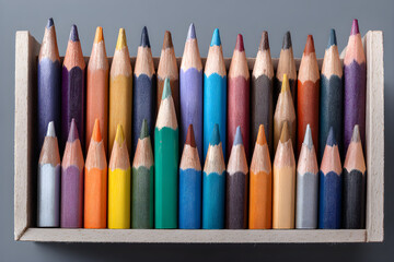 Vibrant Color Pencils in a Holder for Creative and Educational Use - Perfect for Artists, Students, and Professionals