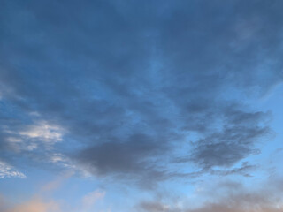 Sky with dark clouds.