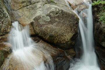 Rocks in a clear stream