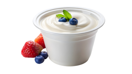 yogurt with berries