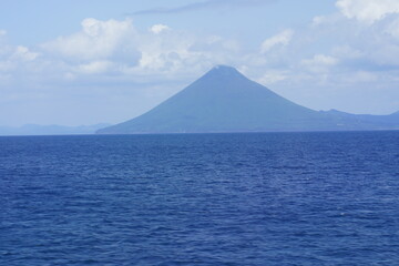 Mt. Kaimon across the sea