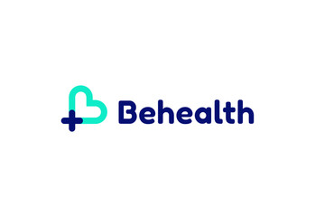 Logo letter B with symbol medical plus, Creative template for hospital and healthcare.