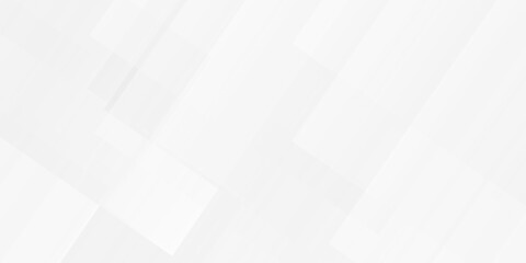 White and gray overlap triangle geometric technology pattern. minimal rectangle randomly arranged white lines transparent web square background layers. overlapping presentation design.	