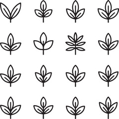 Abstract geometric shape silhouette isolated on white background