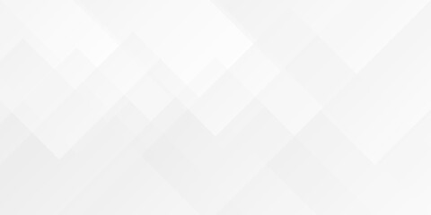 White and gray overlap triangle geometric technology pattern. minimal rectangle randomly arranged white lines transparent web square background layers. overlapping presentation design.	