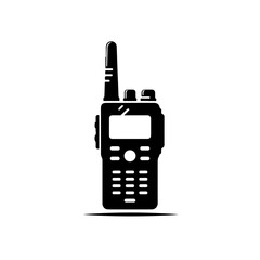 Walkie-talkie silhouette, Walkie-talkie vector