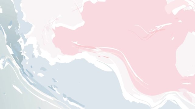 A vector background with a soft marble texture in pastel shades of rose, light gray, and baby blue, with a watercolor overlay, perfect for luxury branding.