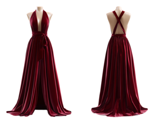 Velvet bridesmaid dress