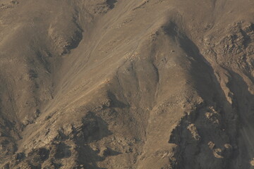 Fototapeta premium aerial view of the desert