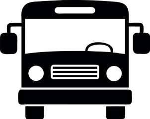 Fototapeta premium School bus vehicle icon vector illustration