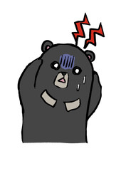 頭が痛いゆるマレーグマ