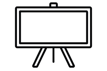whiteboard vector icon