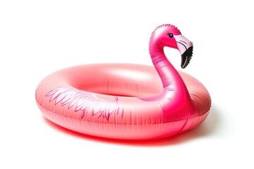 Inflatable flamingo pool float water pink accessory.
