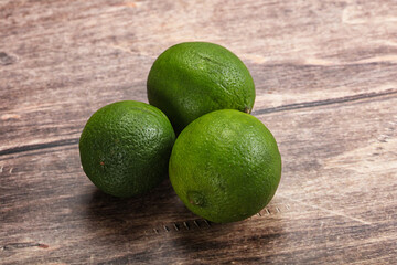 Green sour tropical Lime fruit