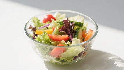 vegetable salad with feta cheese