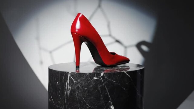 red high heels