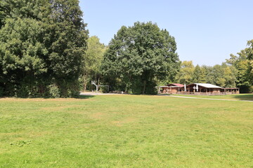 Obraz premium Blick in den Stadtgarten von Waltrop im Ruhrgebiet