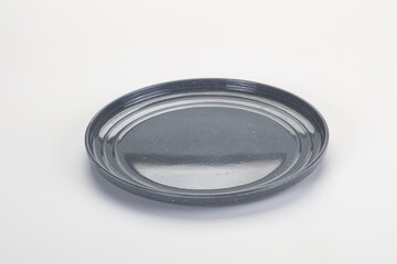 Empty clean color plate dishware