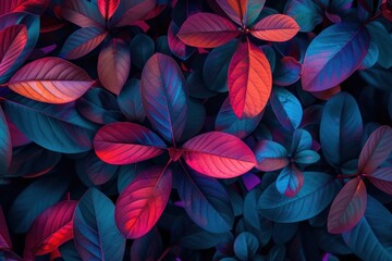 Bioluminescence foliage background backgrounds plant blue.