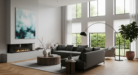 Fototapeta premium modern living room