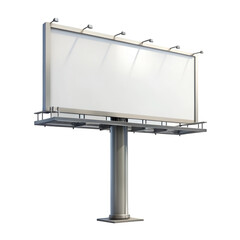 Obraz premium blank billboard mockup a clean modern outdoor adze