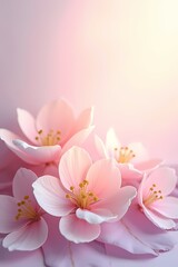 Soft Pink Cherry Blossom Flowers
