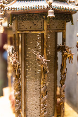 sandalwood Guanyin Bodhisattva Statue of Auspicious Beginnings Joint exhibition of Artefacts from Palace Museum and Tibet
