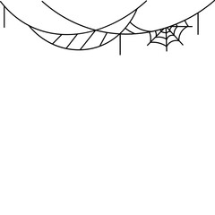 Halloween Spider Web Header
