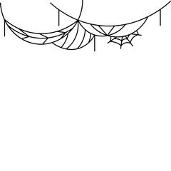 Halloween Spider Web Header

