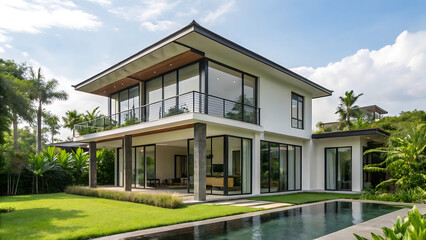 modern house in florida