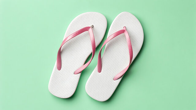 pink flip flops