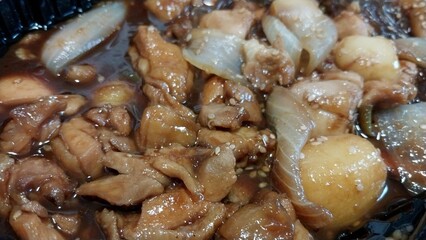 korea Soy sauce steamed chicken