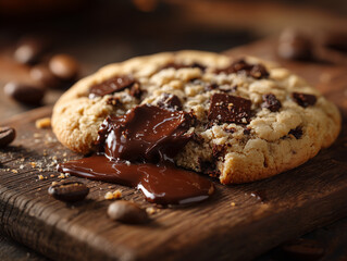 Fototapeta premium chocolate chip cookie