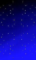 Dreamy Celestial Blue Gradient with Luminous White Stars Abstract Background