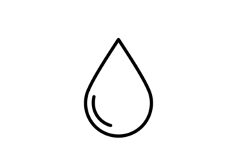 Abstract Teardrop Shape White Dots on Black Background  Minimalist Design Element isolated on transparent background