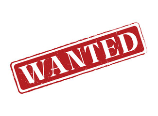 Wanted Rubber Stamp Seal for Business and HR