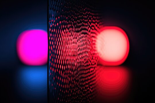 Abstract digital art with vibrant lights