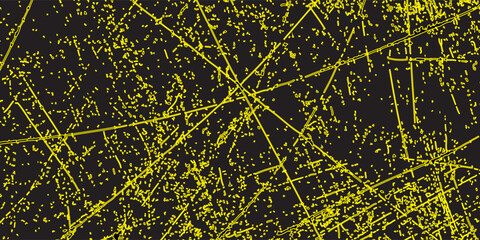 Vector black and gold cracked vector texture background. Vintage illustration populer art