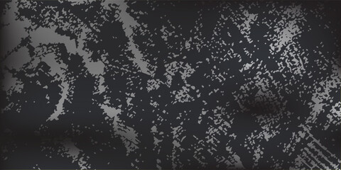 Modern black whit meh texture light polished empty wall paper. luxury gray concrete stone table top desk view concept grunge seamless, dark style