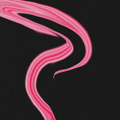 Dynamic pink abstract swirls on textured black background, perfect for modern design projects